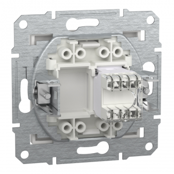 Preview: Schneider Asfora -​Netzwerkdose - ISDN-​Dose CAT5e 1xRJ45